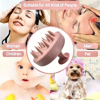 Silicone Shampoo Massage Brush