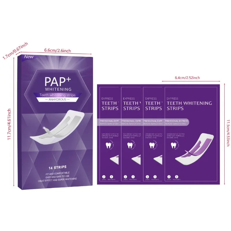 PAP+ Teeth Whitening Strips