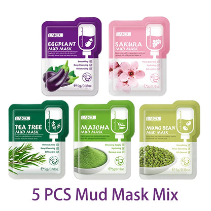 Japanese Mud Masks 5pcs