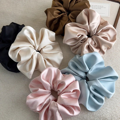 Satin Oversized Hair Scrunchies
