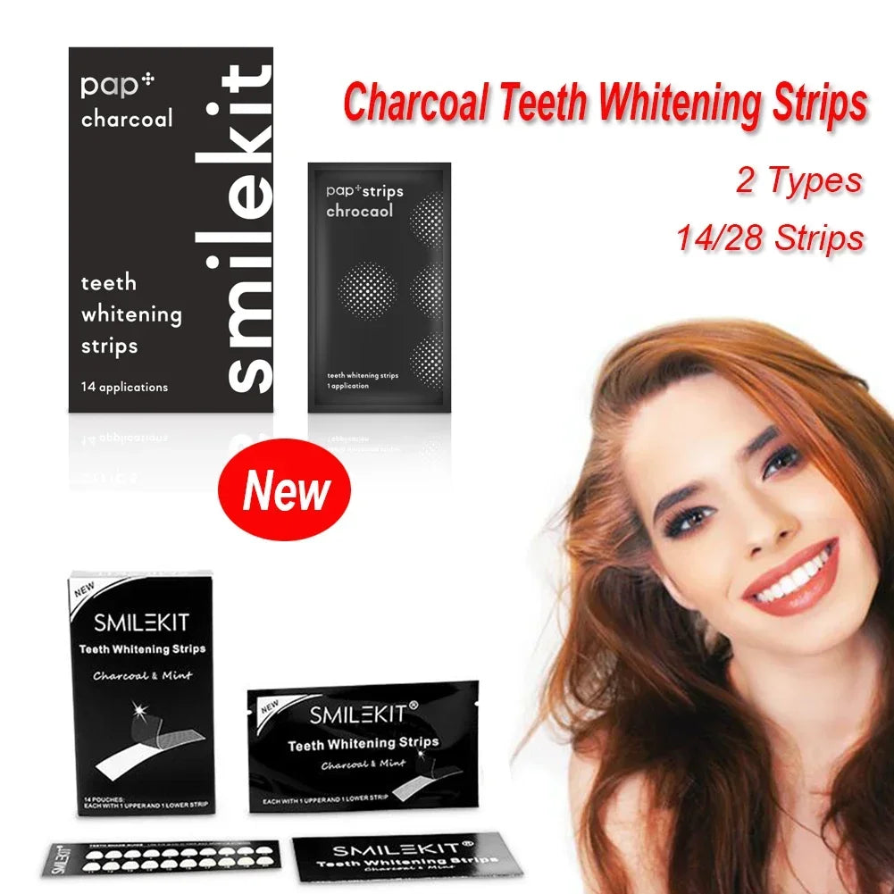 PAP+ Charcoal Teeth Whitening Strips