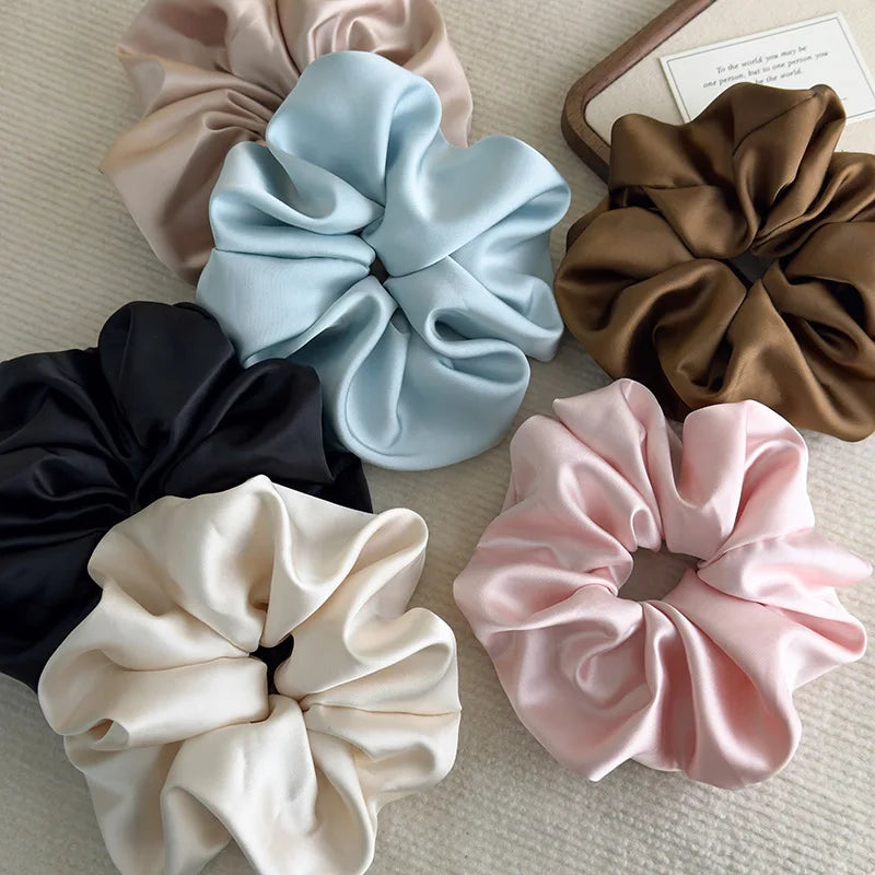 Satin Oversized Hair Scrunchies