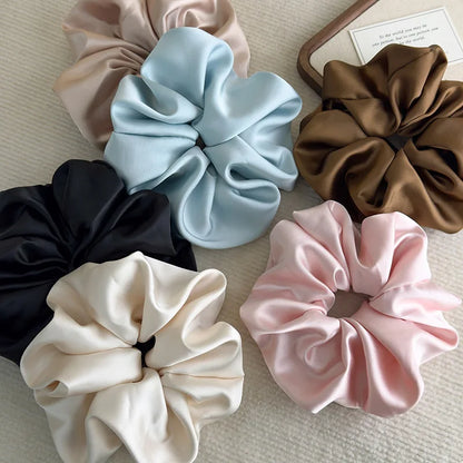 Satin Oversized Hair Scrunchies