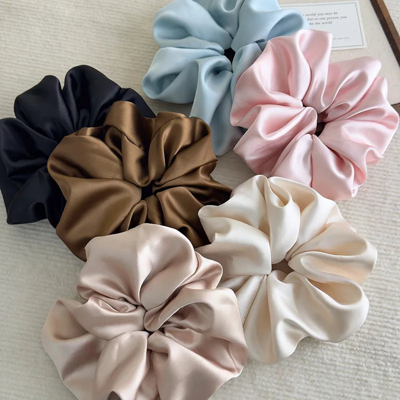 Satin Oversized Hair Scrunchies
