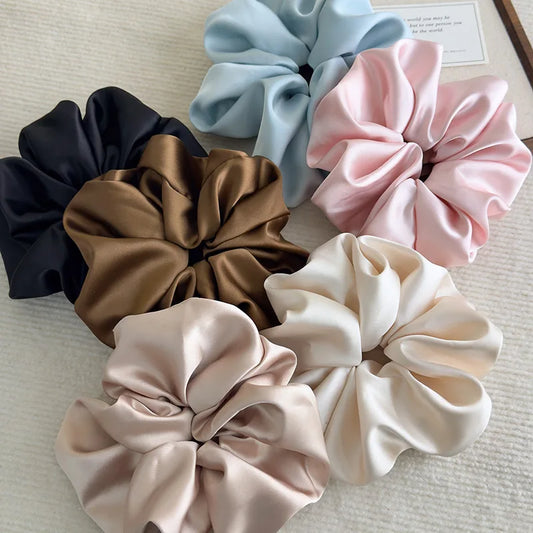 Satin Oversized Hair Scrunchies