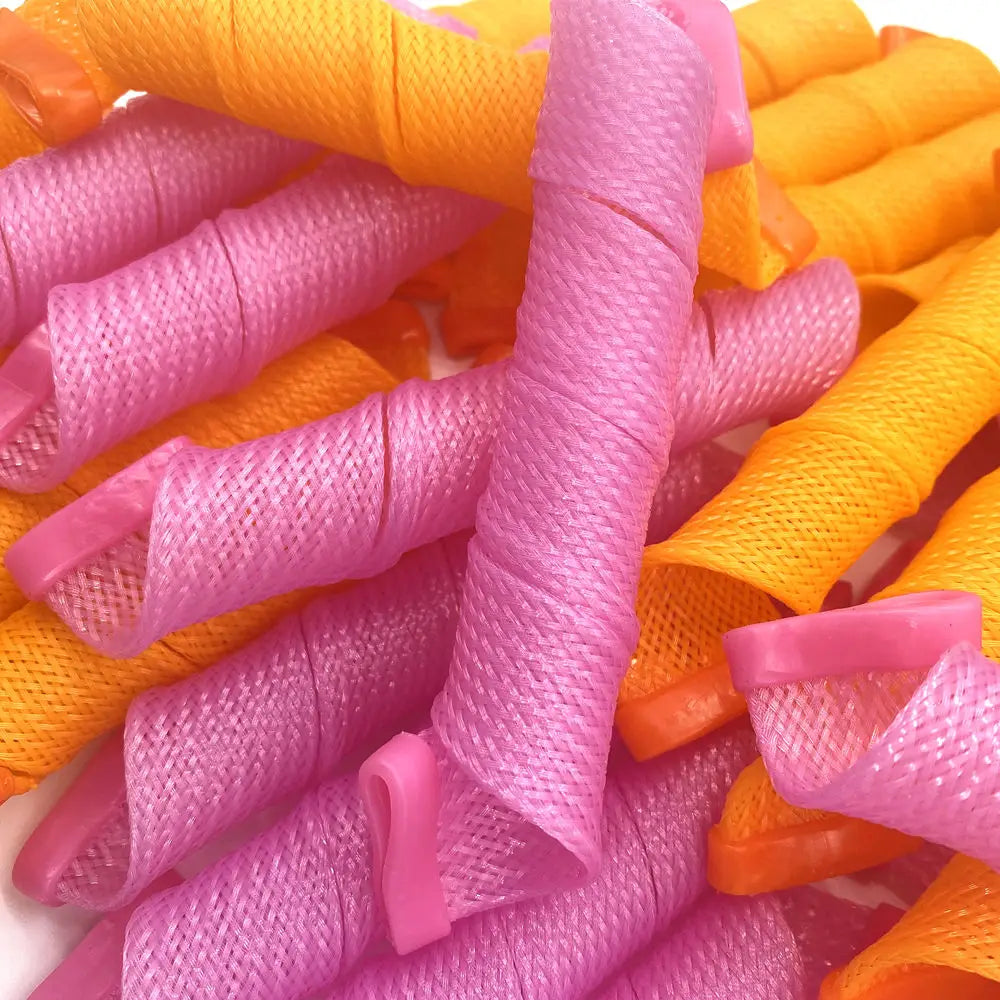 Spiral Heatless Hair Curlers