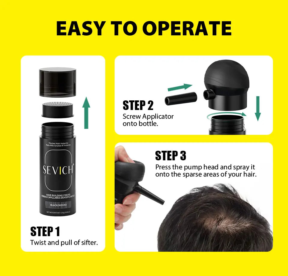 Keratin Hair Regrowth Fiber Powder