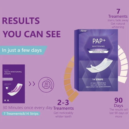 PAP+ Teeth Whitening Strips