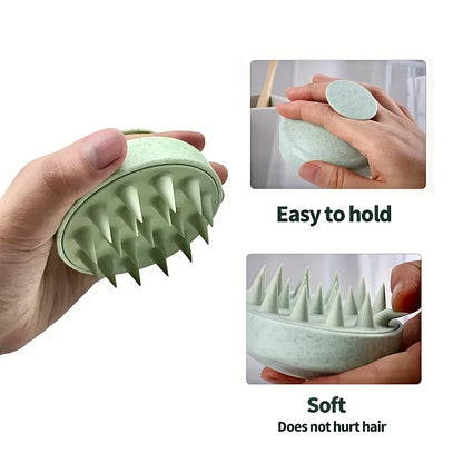 Silicone Shampoo Massage Brush