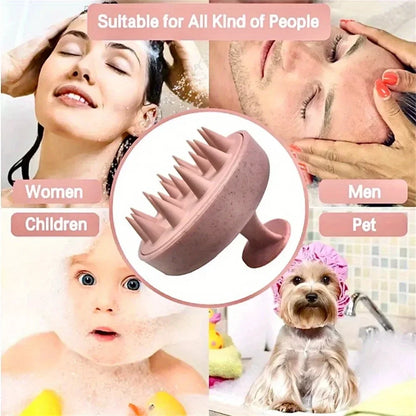 Silicone Shampoo Massage Brush