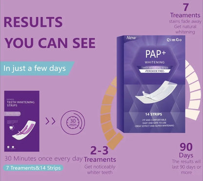 PAP+ Teeth Whitening Strips
