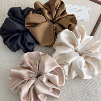 Satin Oversized Hair Scrunchies