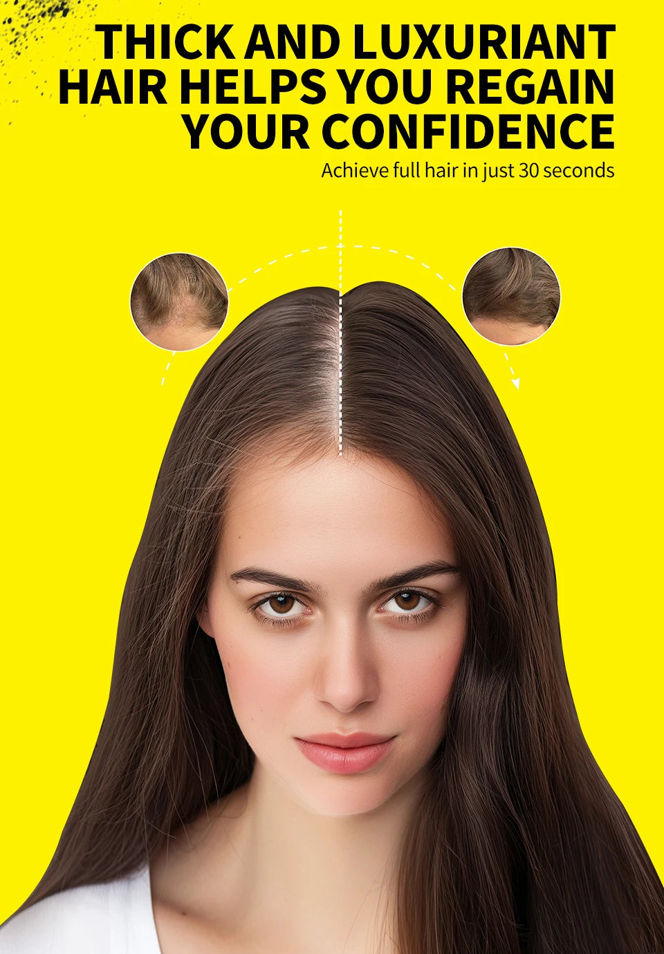 Keratin Hair Regrowth Fiber Powder