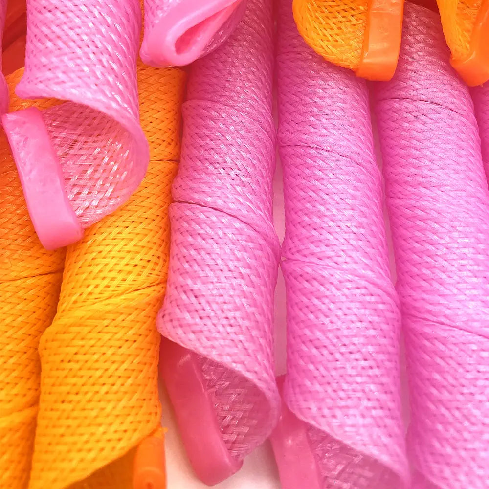 Spiral Heatless Hair Curlers